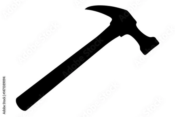 Obraz hammer isolated on white