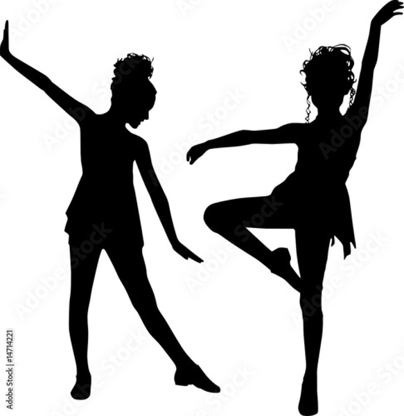 Obraz silhouette ballerina