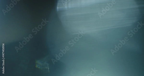 Obraz real lens flare through glass effects for overlay