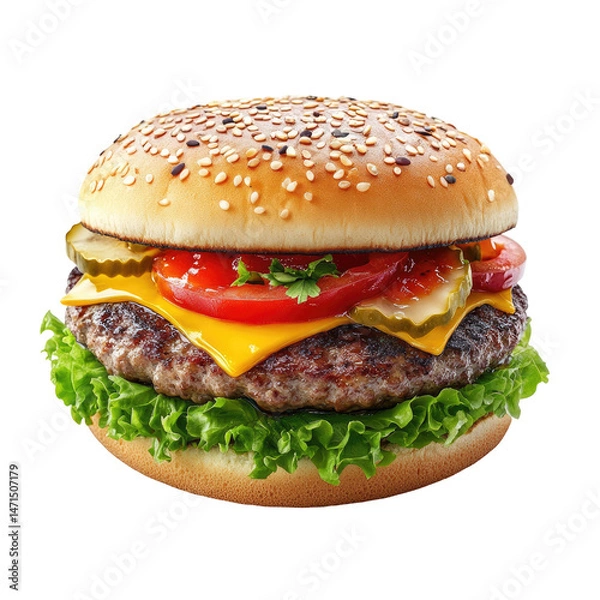 Fototapeta Classic Cheeseburger (1)