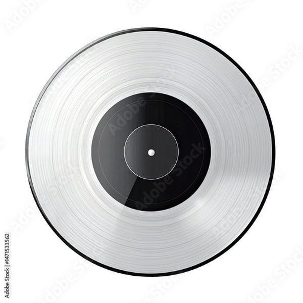 Fototapeta Blank Vinyl Record