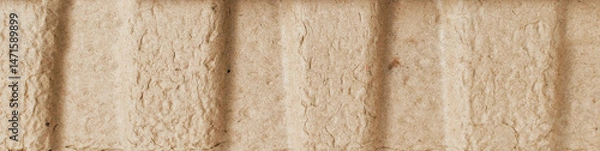 Fototapeta A fragment of a cardboard packing box
