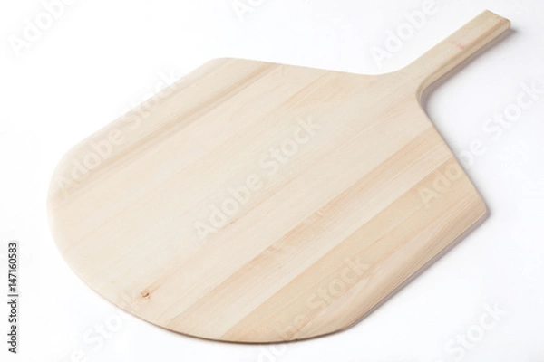 Fototapeta Pizza paddle isolated on a white background