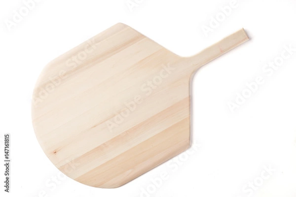 Fototapeta Pizza paddle isolated on a white background