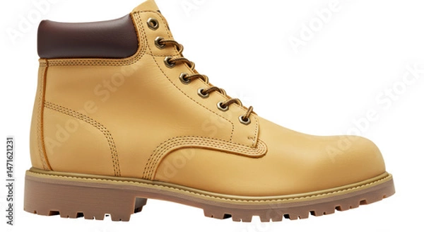 Fototapeta Isolated Work Boot
