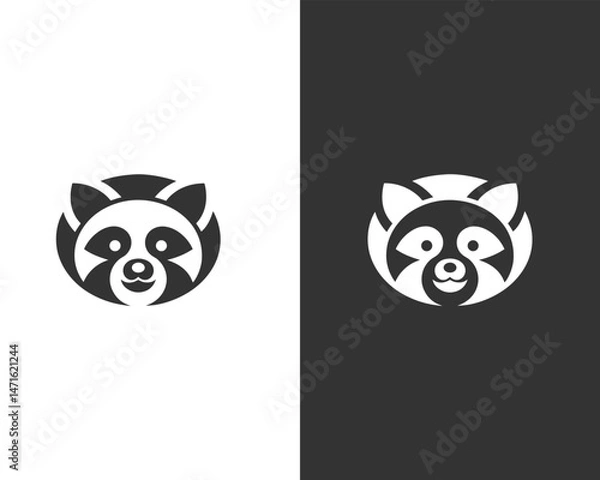 Fototapeta Bring Charm to Your Brand with a Panda Logo, The Symbolism of the Panda in Branding, panda silhouette, icon, logo, new, unique 