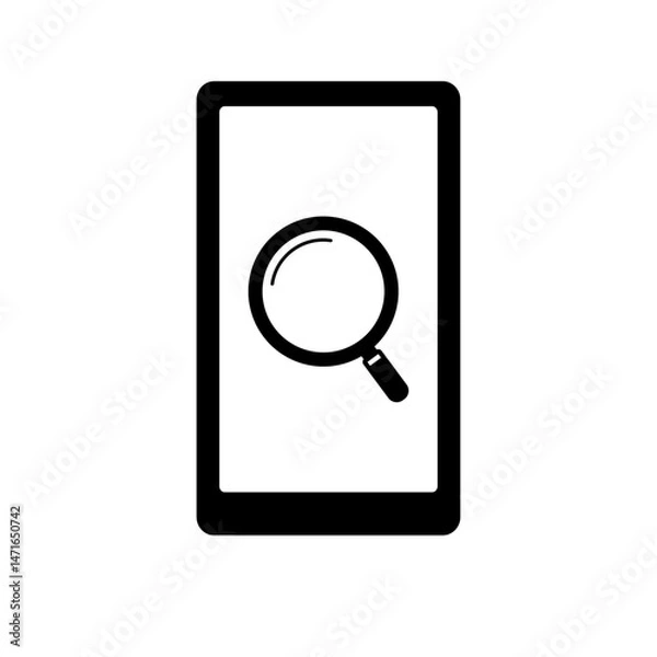 Obraz ピクトグラム「スマホ検索」