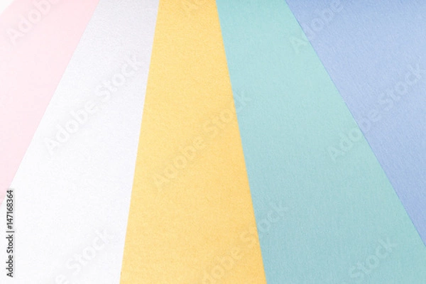 Obraz colorful frame paper, minimal background, top view flat lay