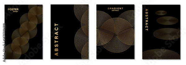 Obraz Business cards template. banner design templates set