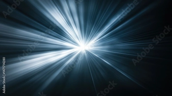 Fototapeta Abstract Light Rays: A Burst of Celestial Energy