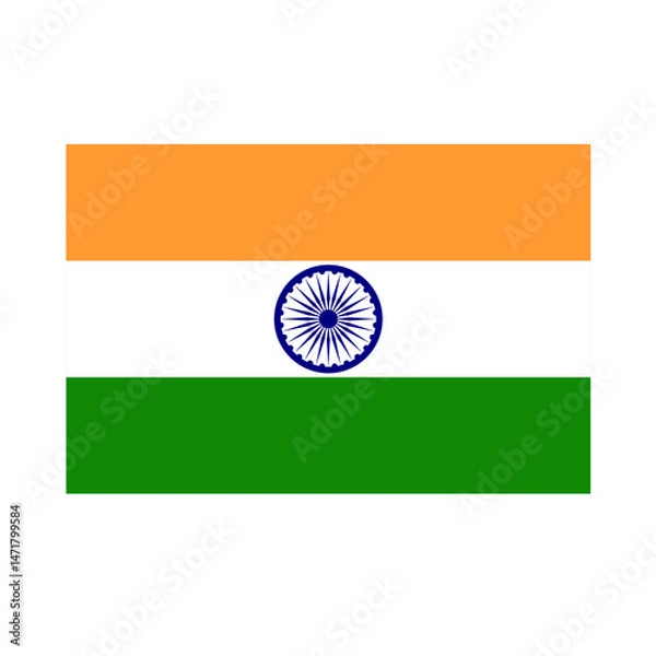 Obraz india flag icon