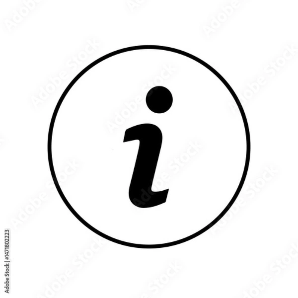 Obraz information icon vector