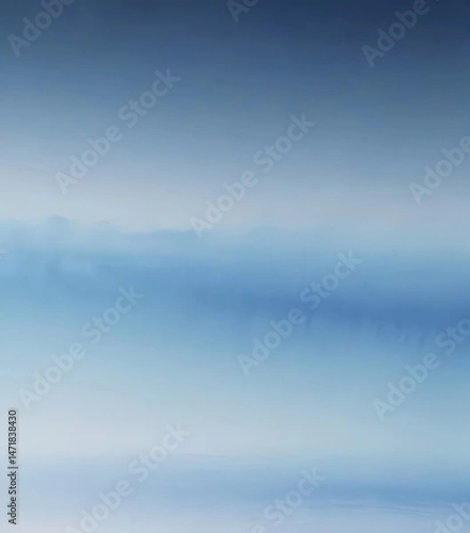 Obraz Subtle blue watercolor gradient, delicate texture, peaceful atmosphere ,  subtle,  image