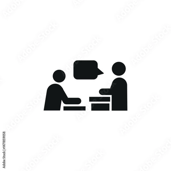 Obraz Lesson icon. Simple lesson icon for social media, app and web design. Vector illustration.