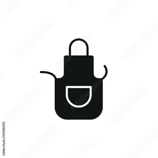 Obraz Apron icon. Simple apron icon for social media, app and web design. Vector illustration.