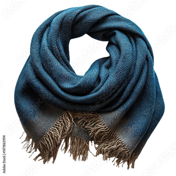 Obraz Scarf isolated on transparent background.