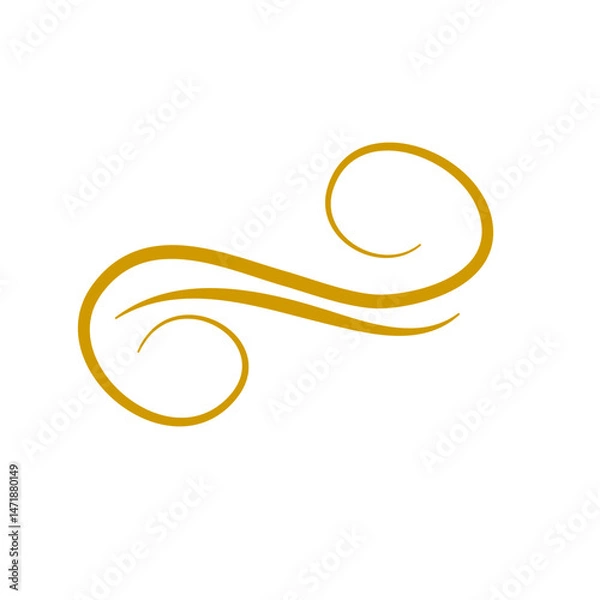 Obraz Floral divieder vintage vector 