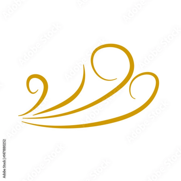 Obraz Floral divieder vintage vector 