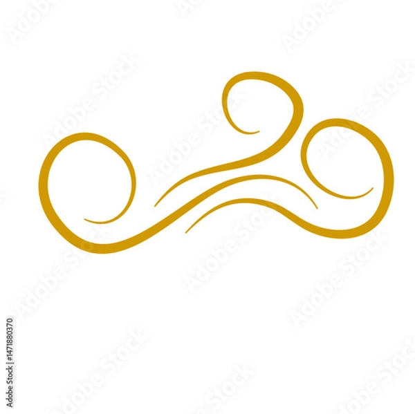 Obraz Floral divieder vintage vector 