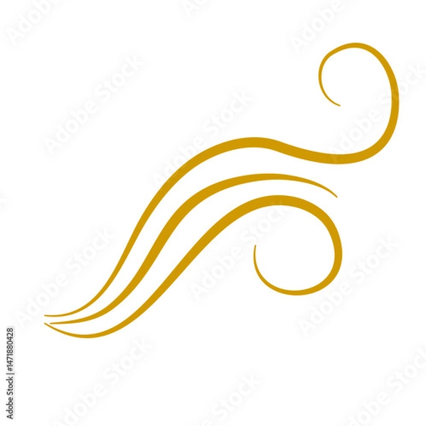 Obraz Floral divieder vintage vector 