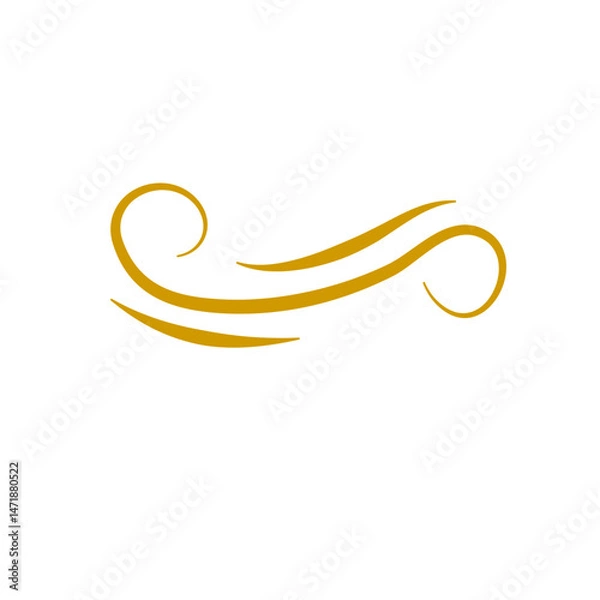 Obraz Floral divieder vintage vector 