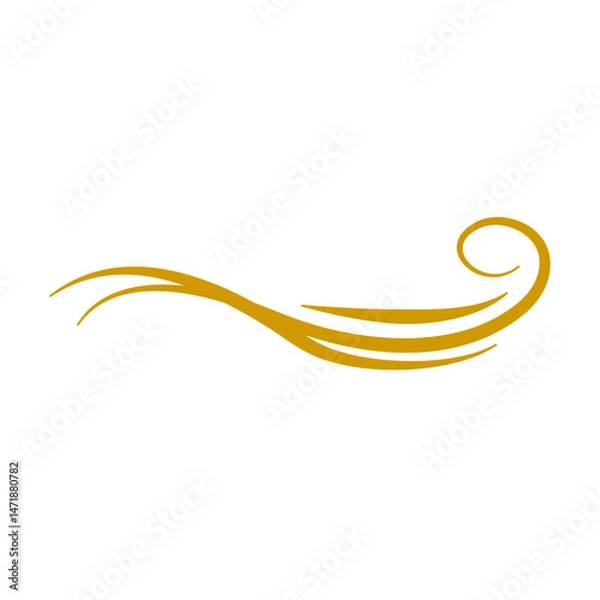 Obraz Floral divieder vintage vector 