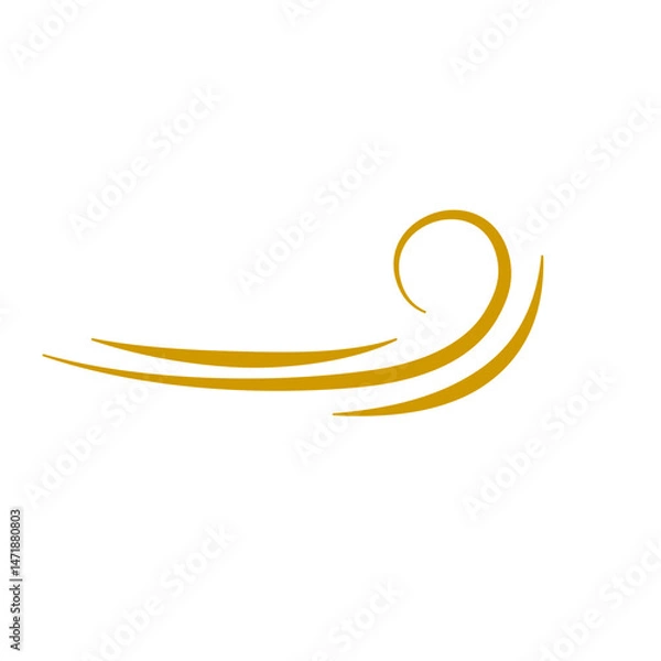 Obraz Floral divieder vintage vector 