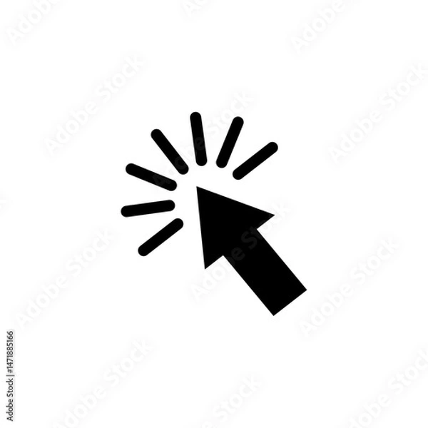 Obraz Pointer cursor icon vector illustration