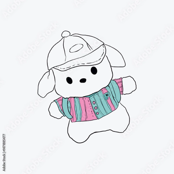 Obraz a toy in a sweatshirt