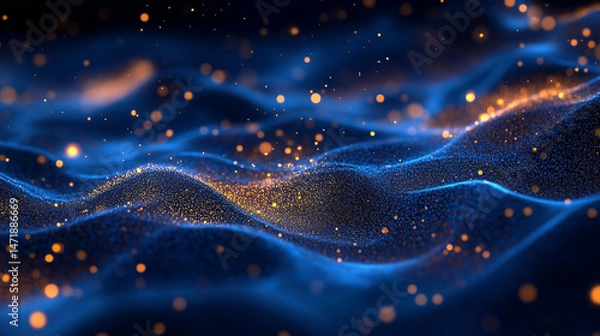 Fototapeta abstract blue background