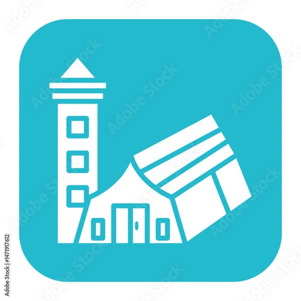 Obraz Army Military Base Icon