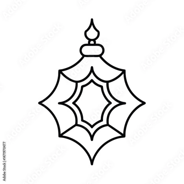 Fototapeta Ramadan Kareem vector line art