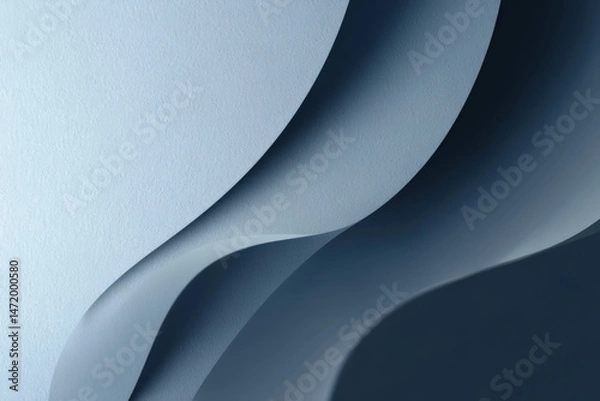 Fototapeta Warm Gray and Dark Blue Abstract Background with Matte Texture and Right-Side Copy Space