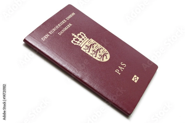 Fototapeta Danish Passport
