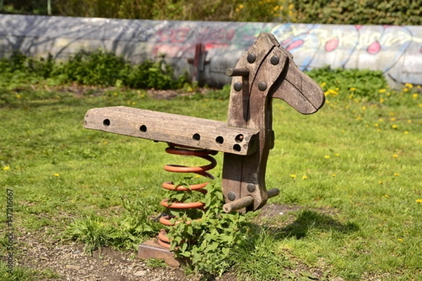 Obraz Wooden playground