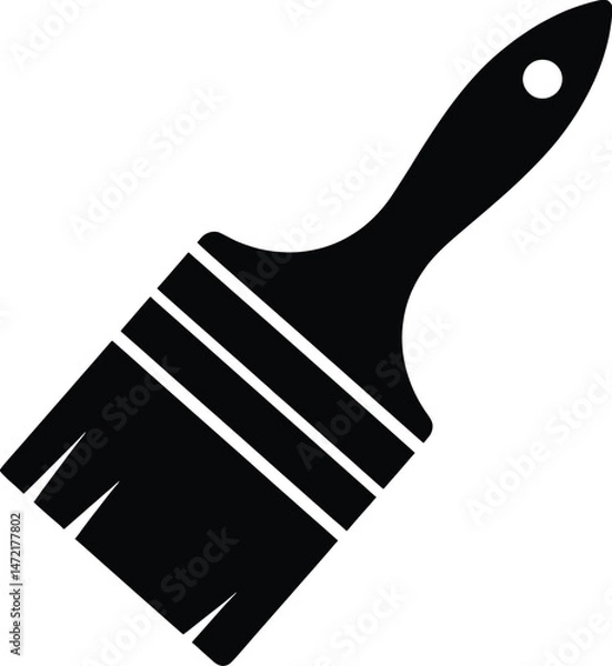 Fototapeta Professional Paintbrush Vector Icon Design Element
