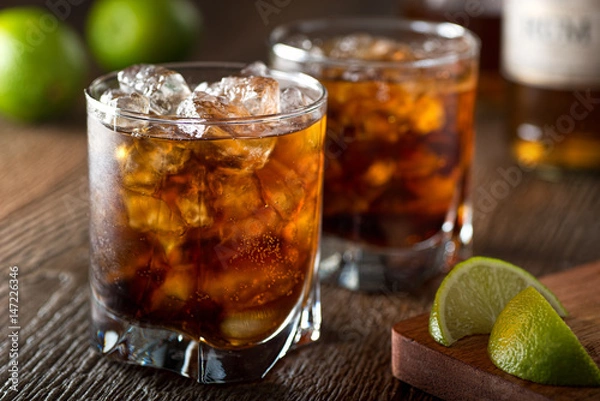 Fototapeta Rum i Cola
