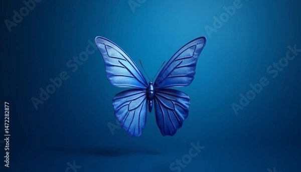 Obraz butterfly on blue