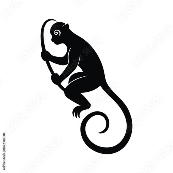 Obraz Monito del Monte Vector Silhouette