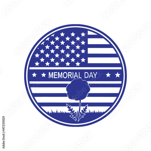 Obraz Happy Memorial Day design