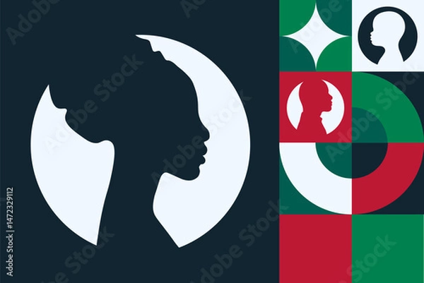 Obraz Juneteenth. Freedom Day. June 19. Holiday concept. Template for background, banner, card, poster with text. Vector EPS10 illustration.