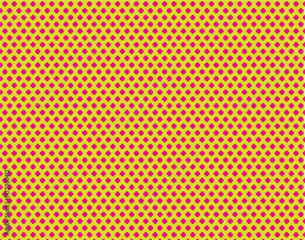 Obraz red and yellow background pattern with dot marks