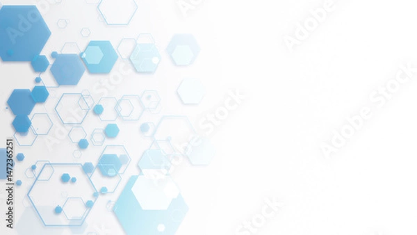 Obraz Modern Hexagonal Business Corporate Background