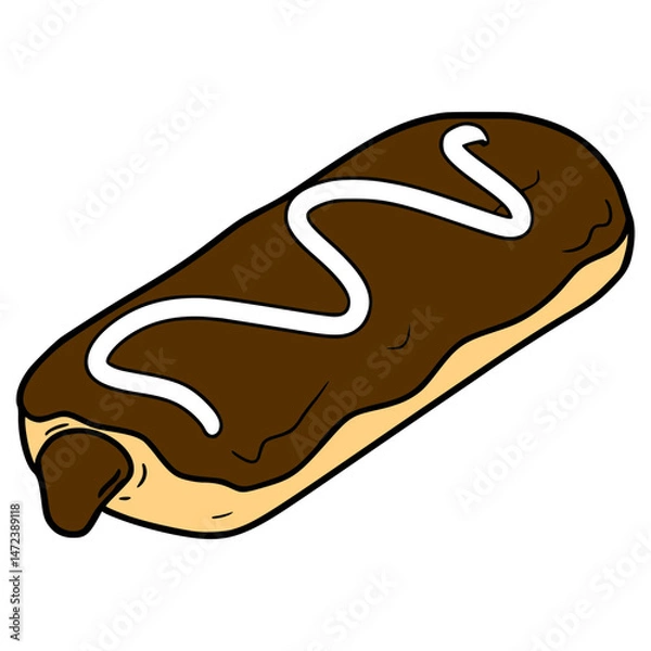 Obraz eclair illustration hand drawn isolated vector