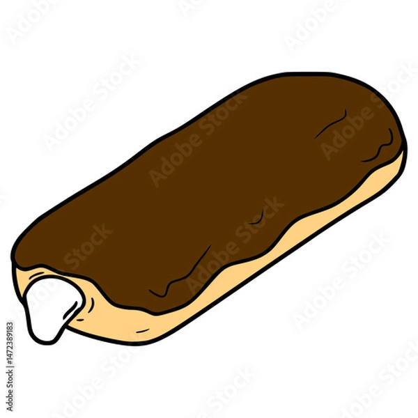 Obraz eclair illustration hand drawn isolated vector