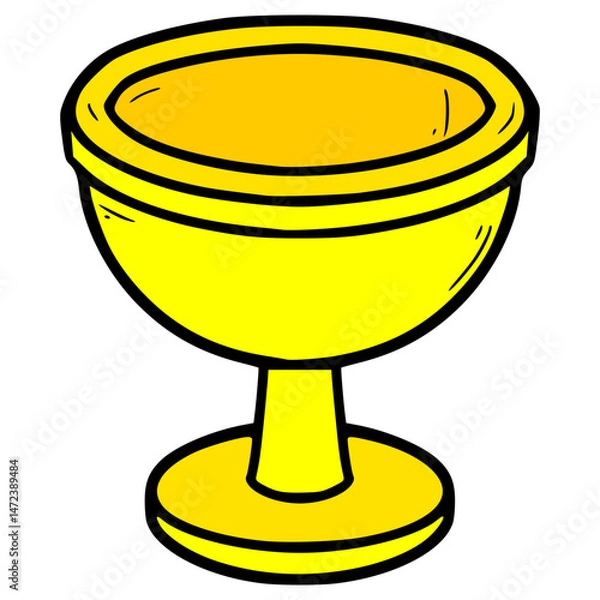 Obraz stand boiled egg illustration hand drawn isolated vector