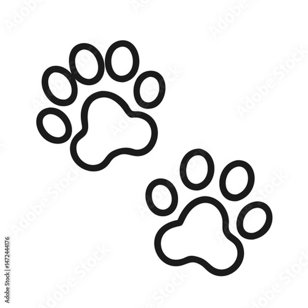 Obraz cat footprints