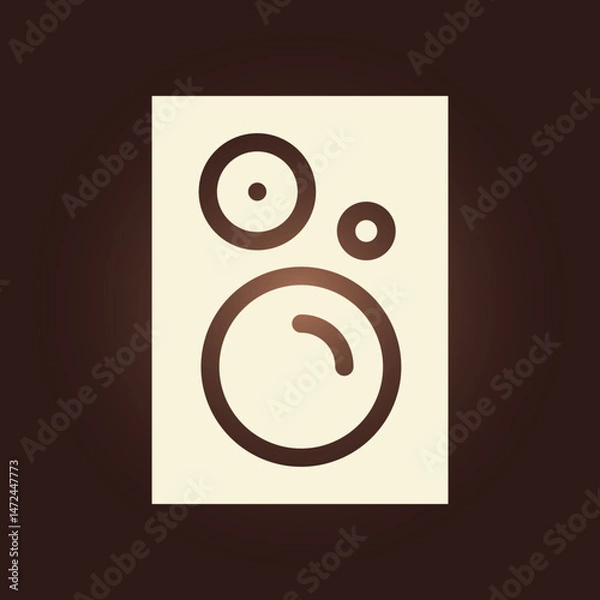 Obraz Speaker trendy artwork perfect abstract vector illustration colorful useful design