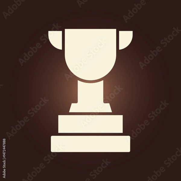 Obraz Trophy trendy artwork perfect abstract vector illustration colorful useful design