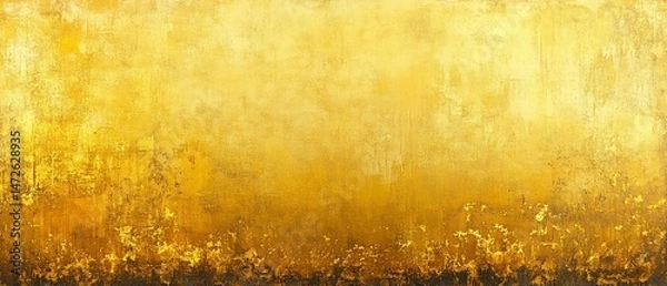 Obraz Golden Scraped Texture with Dark Base